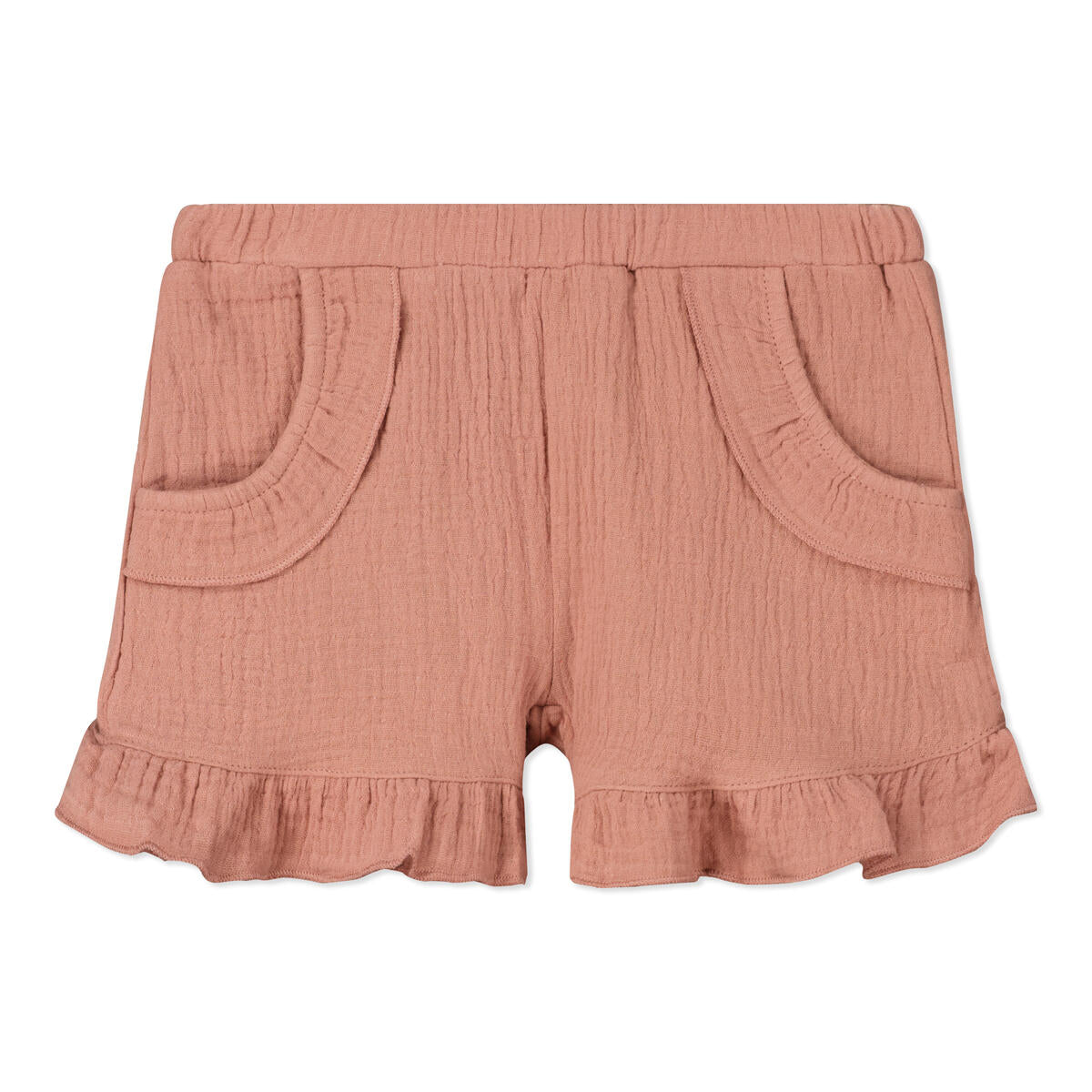 Ettie and h Lyra shorts pink, paprika, dressy shorts, little girl, baby girl, ruffles