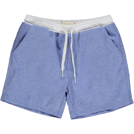 me and Henry blue swim trunks shorts