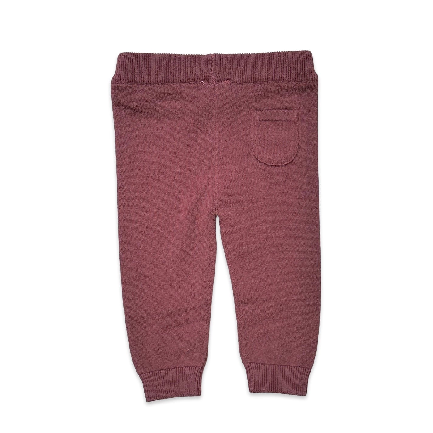 Viverano Organics Pocket Sweater Knit Baby Legging Pants (Organic Cotton) – Berry