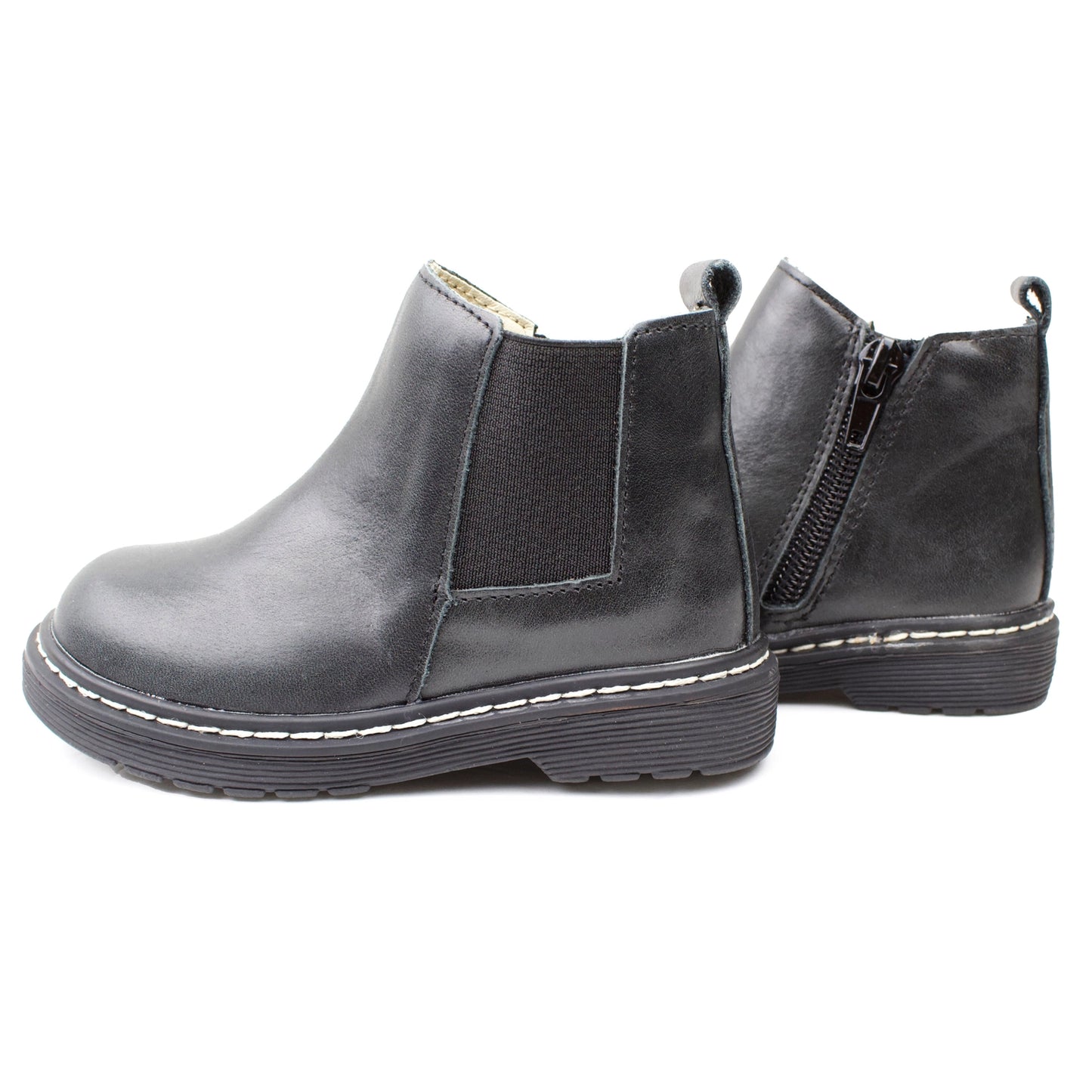 Piper Finn Chelsea Boot - Hard Sole - Black