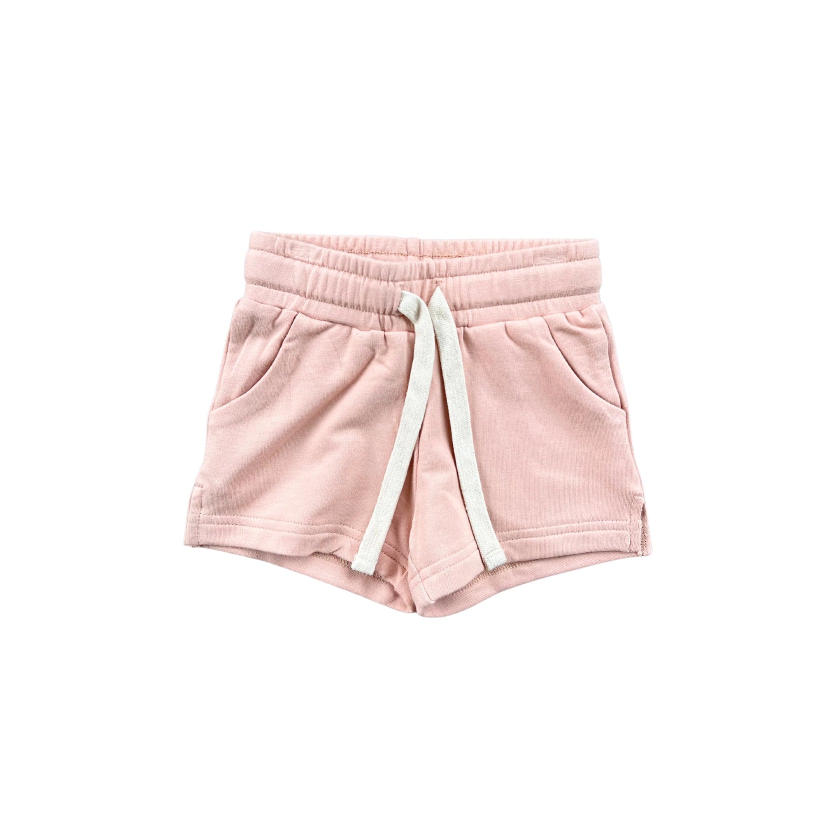 babysprouts, blush, pink, cotton, shorts, girls
