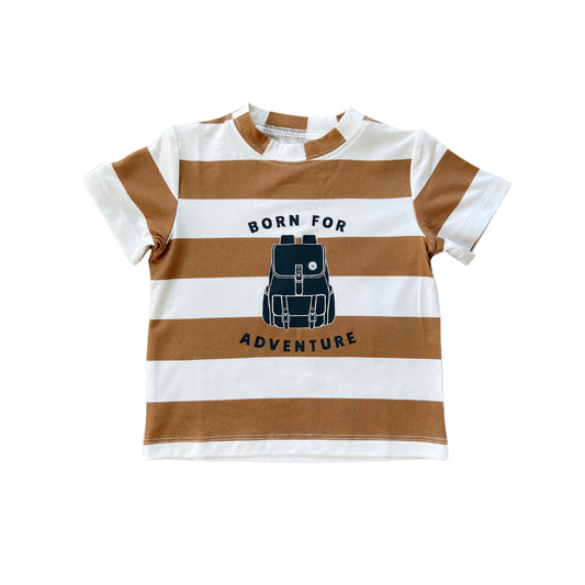 babysprouts, tee, shirt, boy, toddler, adventure, camel, white, stripe