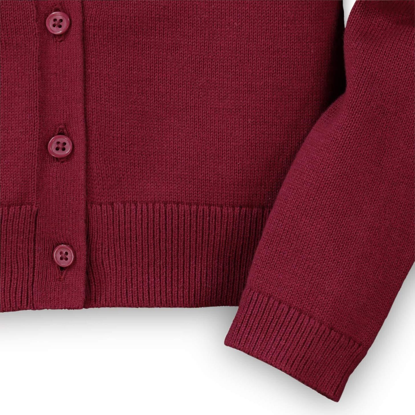 Hope and Henry Bow Front Cardigan – Berry