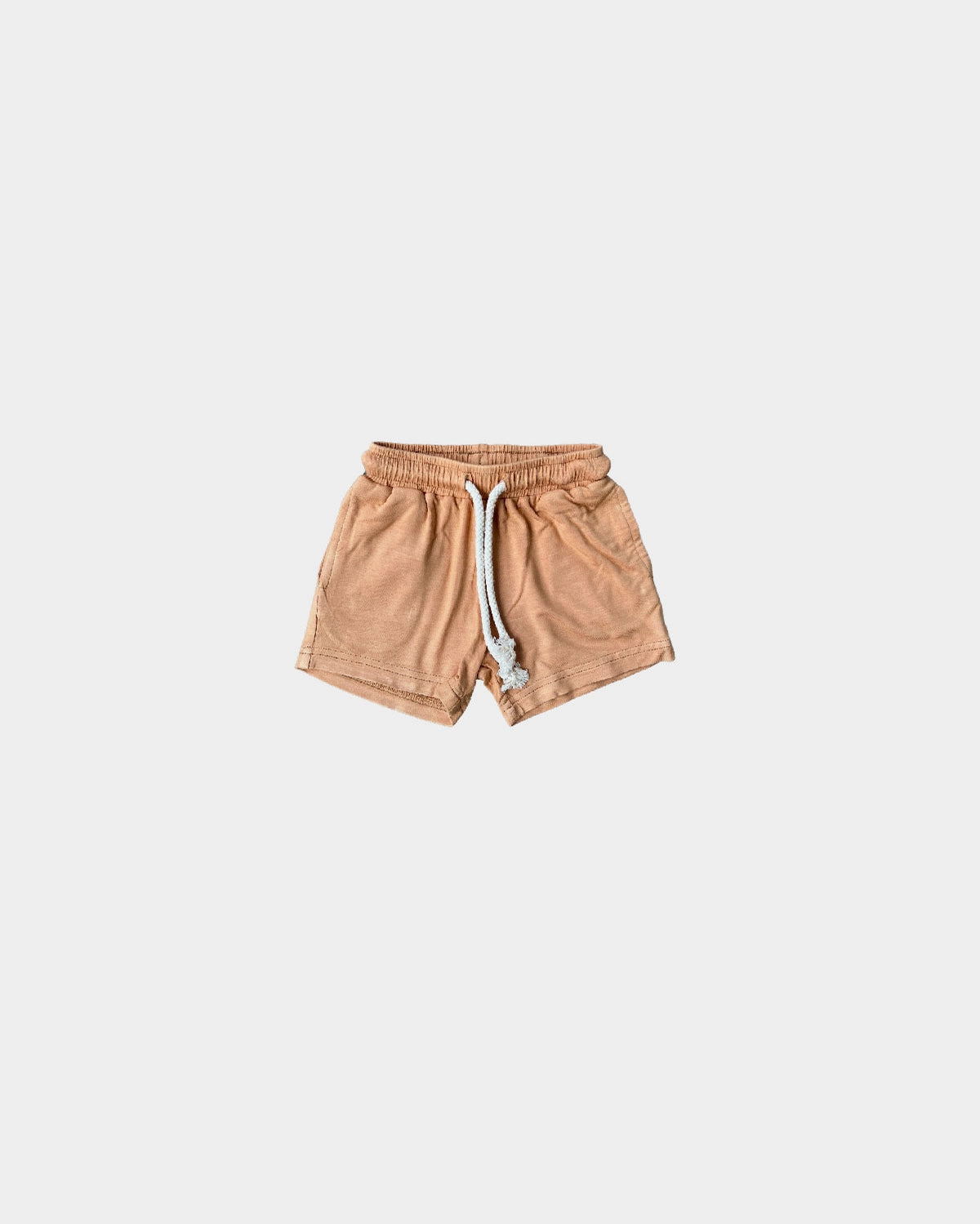 baby sprouts bamboo cotton shorts orange butterscotch 