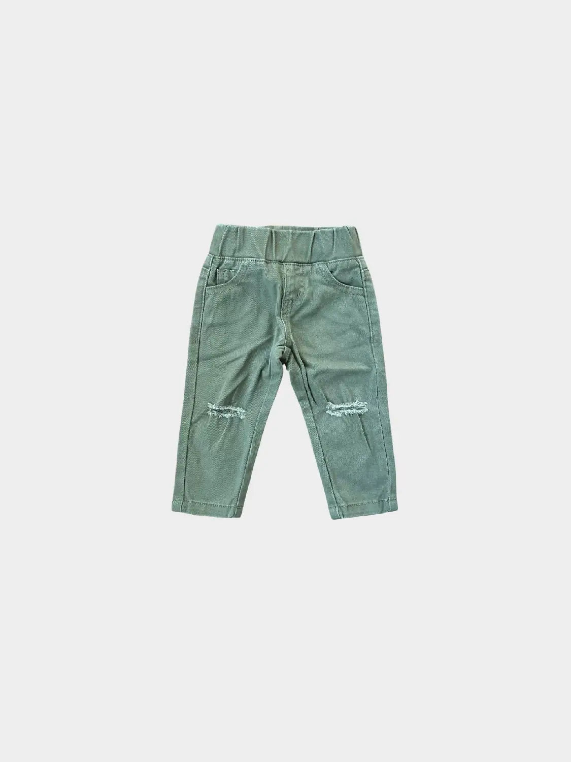 babysprouts, little boy, baby, toddler, olive, jeans, sage, green, rugged, worn, fall