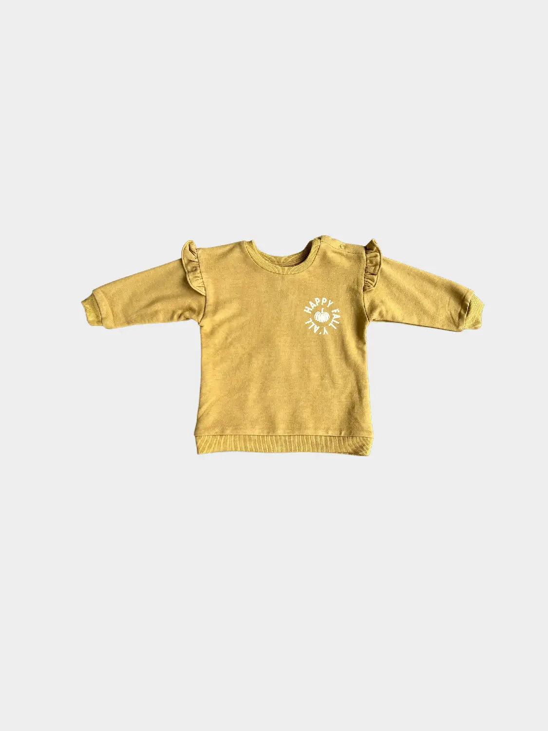 Babysprouts Ruffle Sweatshirt - Happy Fall Ya'll