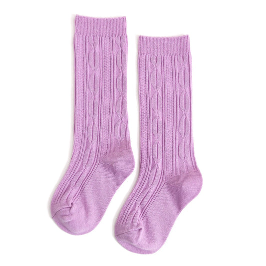 little stocking co, lavendar, knee high socks