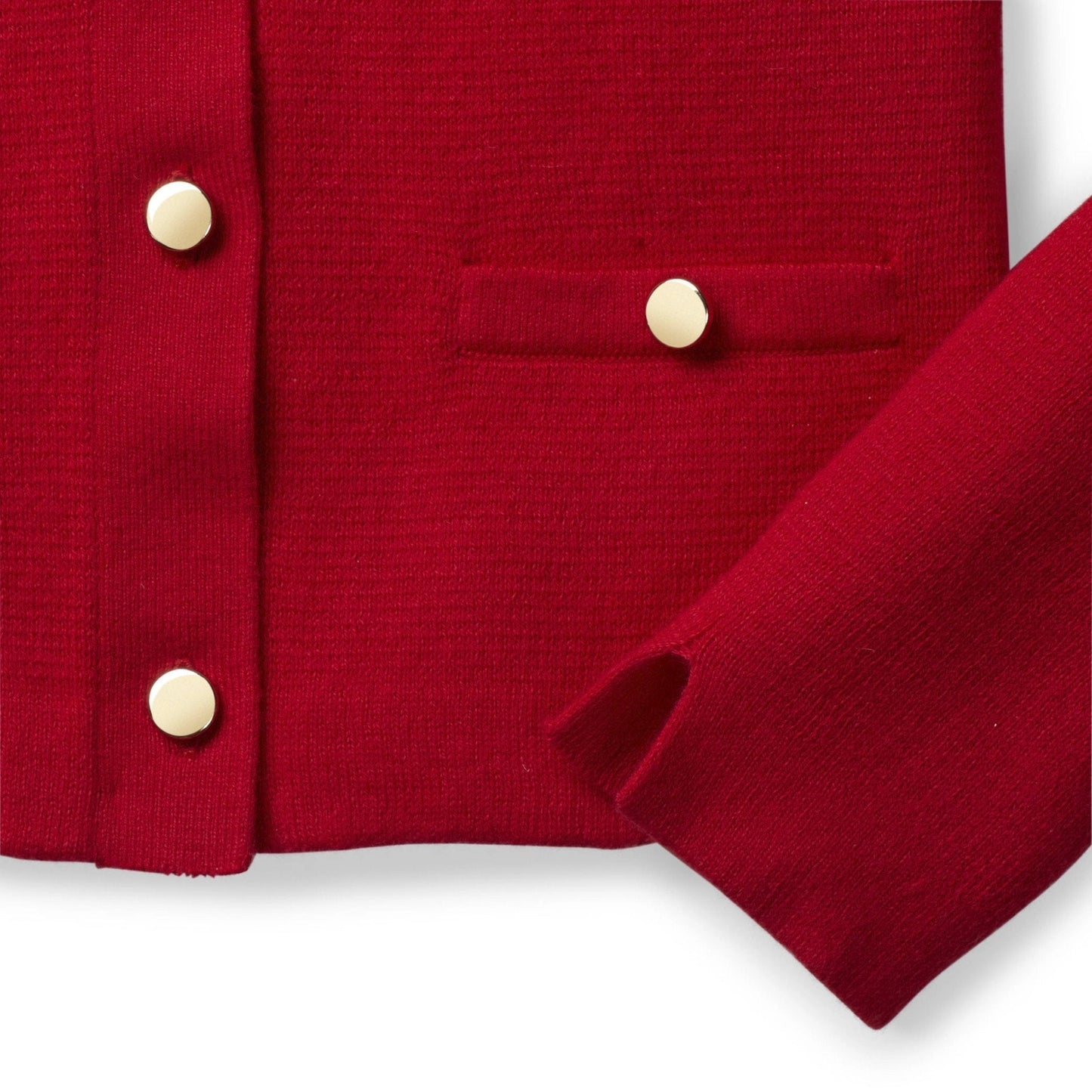 Hope and Henry Milano Stitch Cardigan – Red