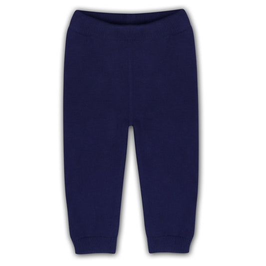 viverano, navy, organic cotton, sweater knit, joggers, back pocket, baby boy