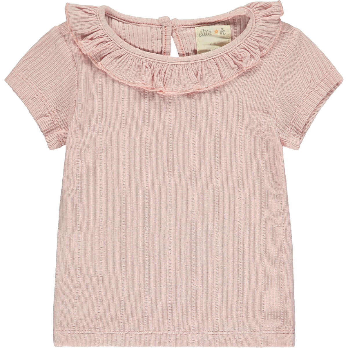 ettie and h Sophia shirt pink cotton t-shirt short sleeve, dress shirt, dressy, cotton