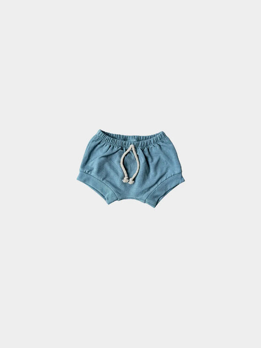 baby sprouts bamboo cotton girl shorts blue 