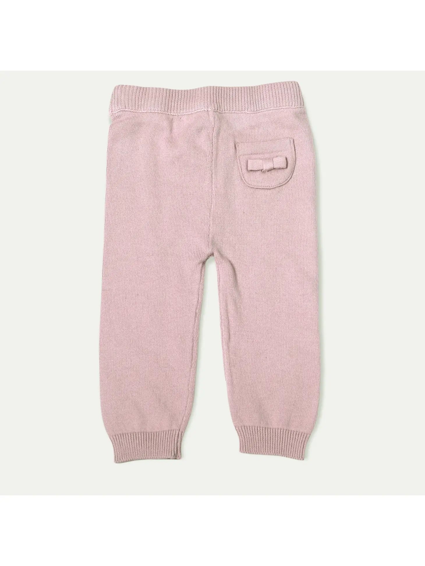 viverano organic cotton knit sweater joggers baby girl pants sweatpants